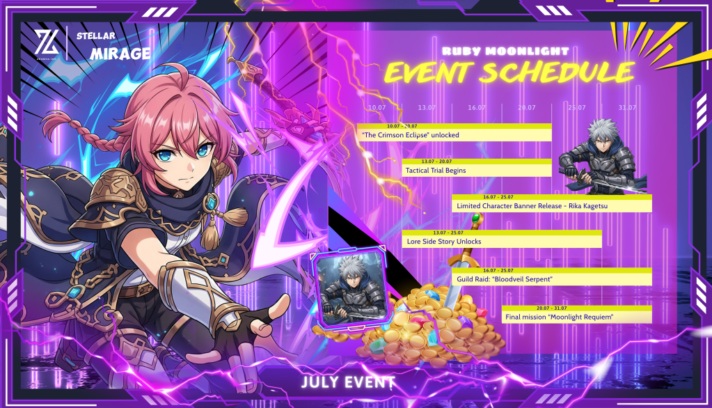 Ruby Moonlight Event – Whispers Beneath the Scarlet&nbsp;Sky