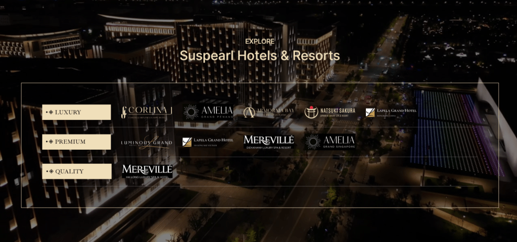 Suspearl Strengthens Its Position with a Diverse Portfolio of Luxury Hospitality Brands Across Asia&nbsp;Pacific